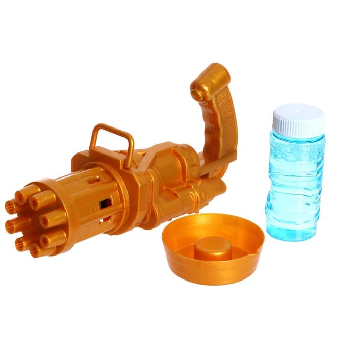 Мыльные пузыри генератор Funny toys «Пулемёт» 9.5×7×19.5 см, МИКС