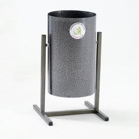 Урна уличная «Круг», 18 л, бак 0.5 мм, 54×31×31 см, серебристая