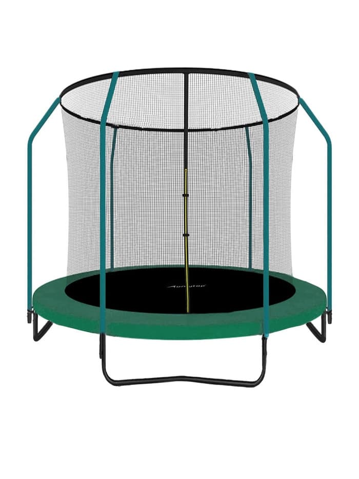 Батут ONLITOP, d=244 см, высота сетки 155 см, зелёный