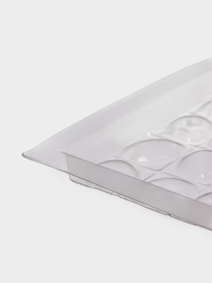 Форма для шоколада «Лепестки», пластик, 20.5×10×1 см, пластик, прозрачная