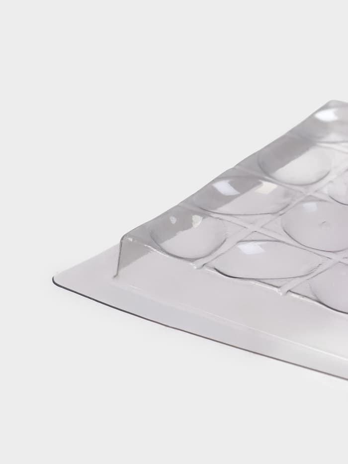 Форма для шоколада «Лепестки», пластик, 20.5×10×1 см, пластик, прозрачная