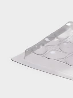 Форма для шоколада «Лепестки», пластик, 20.5×10×1 см, пластик, прозрачная