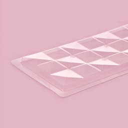 Форма для шоколада «Квадраты», пластик, 20.5×10×1 см, пластик, прозрачная