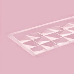 Форма для шоколада «Квадраты», пластик, 20.5×10×1 см, пластик, прозрачная