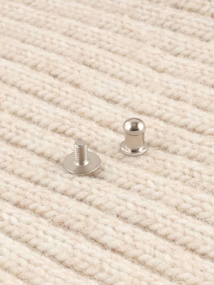 Бирка с кнопкой Made with love, 8×1.8 см, 10 шт., белая, чёрная