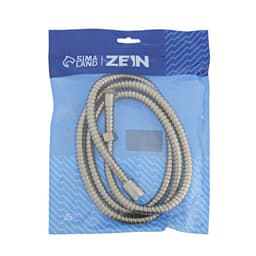 Душевой шланг ZEIN Z29PS, 170 см, гайки металл 1/2", запрессовочная втулка латунь, Имп/Имп
