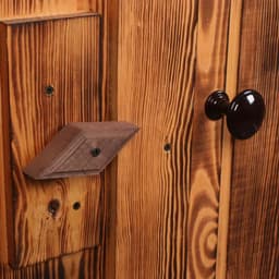 Туалет дачный, деревянный, 202×118×120 см, 3-го сорта, «МегаЭконом»