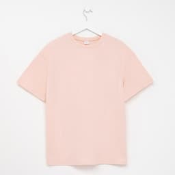 Футболка женская MINAKU OVERSIZE FIT: цвет персиковый, р-р 50