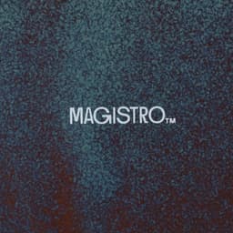 Десертная тарелка Magistro Garland, d=17 см, фарфор, синяя, коричневая