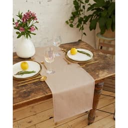 Дорожка на стол «Этель», 130×35 см, 370 г/м², бежевый
