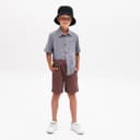 Шорты для мальчика MINAKU: Casual collection KIDS, коричневые, рост 98 см