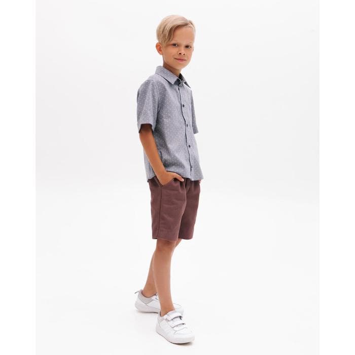 Шорты для мальчика MINAKU: Casual collection KIDS, шоколадные, рост 98 см