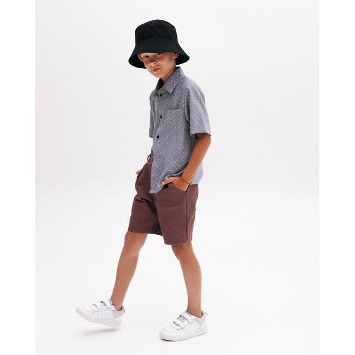 Шорты для мальчика MINAKU: Casual collection KIDS, шоколадные, рост 116 см