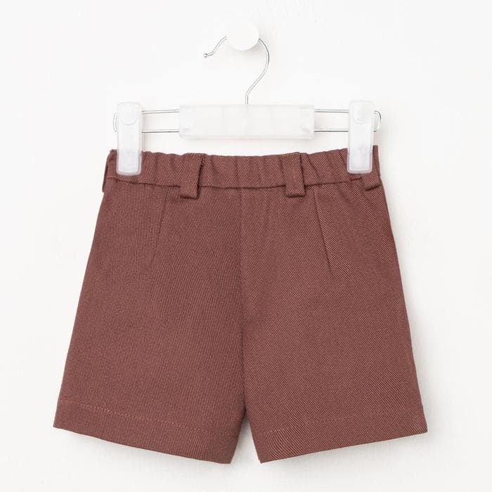 Шорты для мальчика MINAKU: Casual collection KIDS, шоколадные, рост 122 см