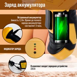 Отвертка ТУНДРА, двухпозиционная рукоятка, подсветка, Li-ion 1300 mAh, 200 об/мин, 3.5 Н*м