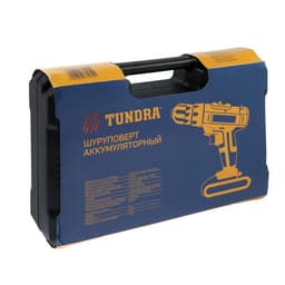Шуруповерт ТУНДРА, патрон БЗ до 10 мм, LED, 2 х Li-ion 1.3 Ah=20V, 350/1250 об/мин, 28 Н*м