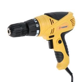 Шуруповерт сетевой ТУНДРА, патрон БЗ, обрезиненная рукоятка, 400 Вт, 800 об/мин