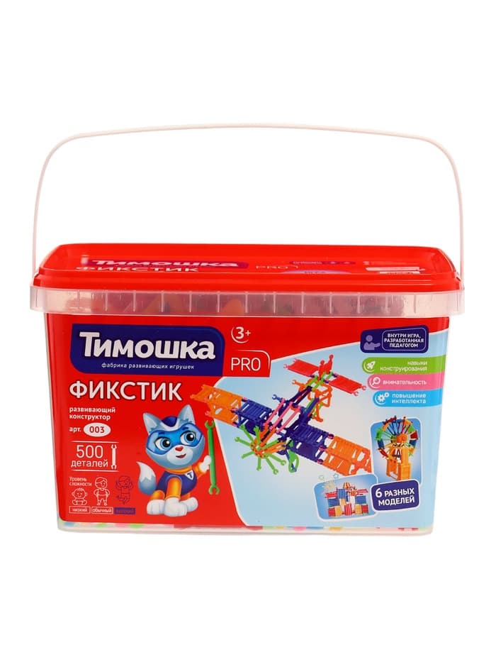 Конструктор «ФикСтик», 500 деталей