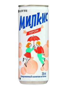 Напиток безалкогольный Milkis персик, 250 мл