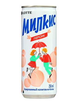 Напиток безалкогольный Milkis персик, 250 мл