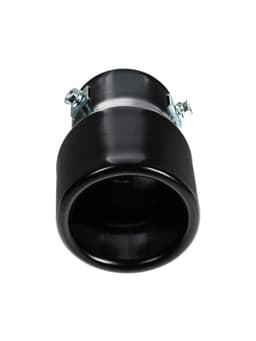 Насадка на глушитель 15×7.5 см, посадочный 60 мм, скошенная, черный глянец