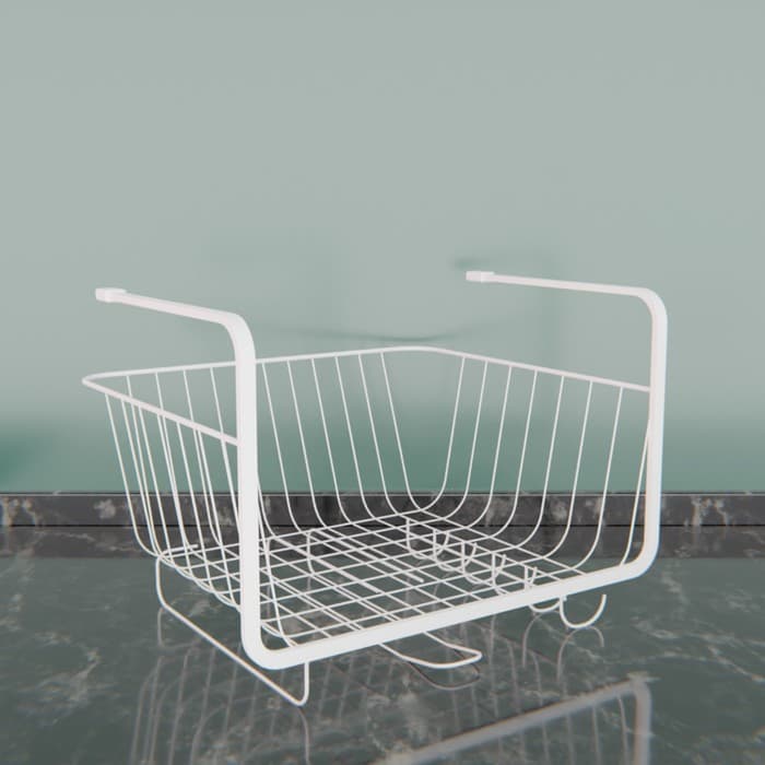 Корзина подвесная Доляна, 29×25×19.5 см, белая