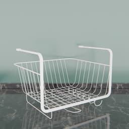 Корзина подвесная Доляна, 29×25×19.5 см, белая