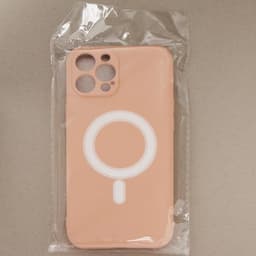 Чехол Luazon для iPhone 12 Pro Max, поддержка MagSafe, силиконовый, розовый