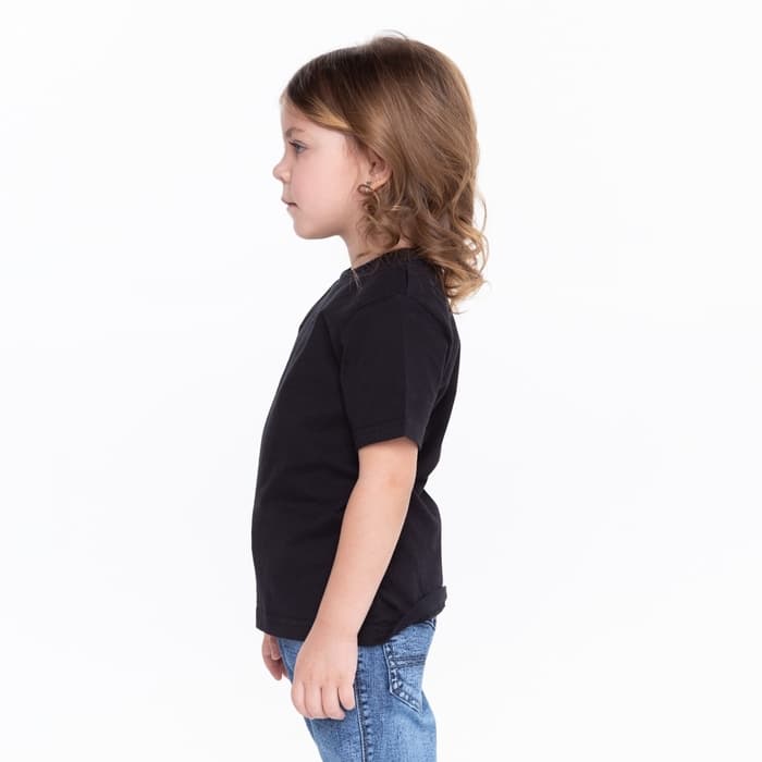 Футболка детская однотонная ATA kids, чёрная, рост 92 см
