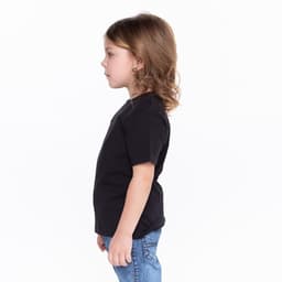 Футболка детская однотонная ATA kids, чёрная, рост 92 см