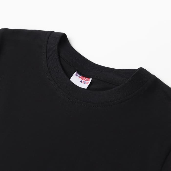 Футболка детская однотонная ATA kids, чёрная, рост 92 см