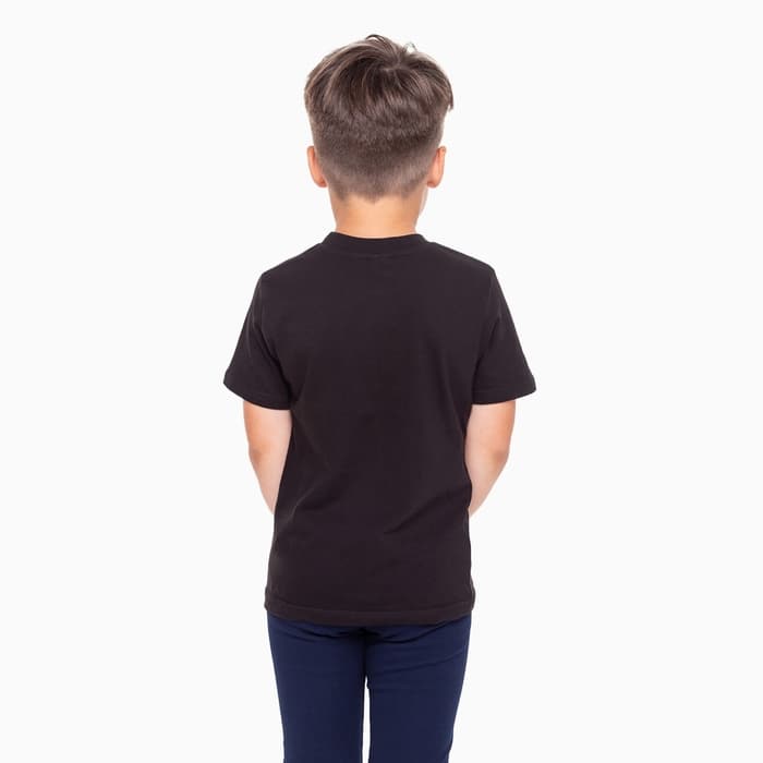 Футболка детская однотонная ATA kids, чёрная, рост 92 см