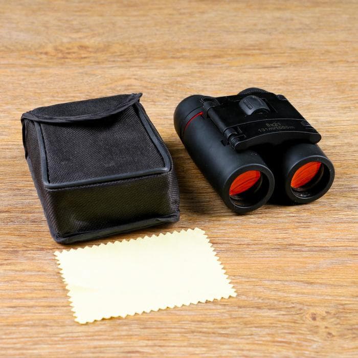 Бинокль «Партизан», 8×21, с чехлом, чёрный