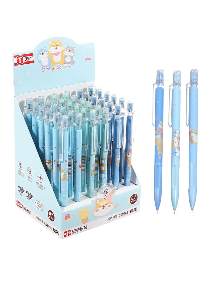 Карандаш механический, толщина грифеля 0.7 мм, НВ, корпус с рисунком, МИКС