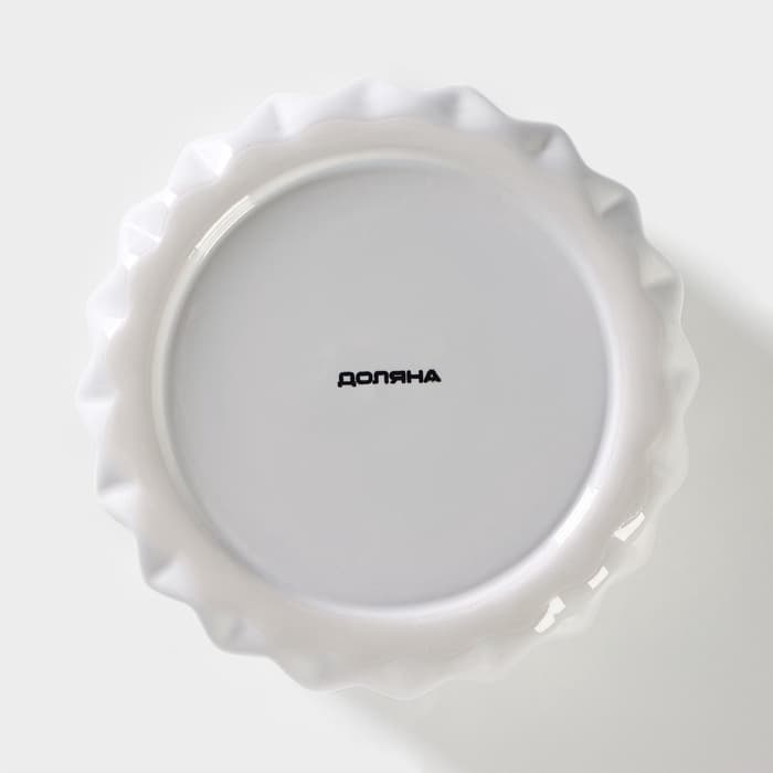 Банка для сыпучих Доляна «Золотой зайка», 1.1 л, 12.5×23 см, керамика, белая