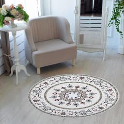 Ковёр круглый «Этель. Узоры», d=120 см, 700 г/м²