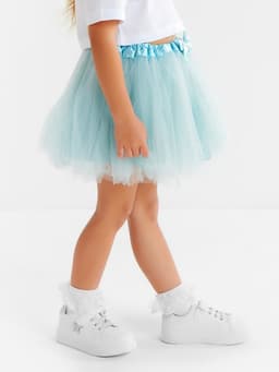 Юбка нарядная для девочки трёхслойная KAFTAN, цвет мятный, рост 92-98 см