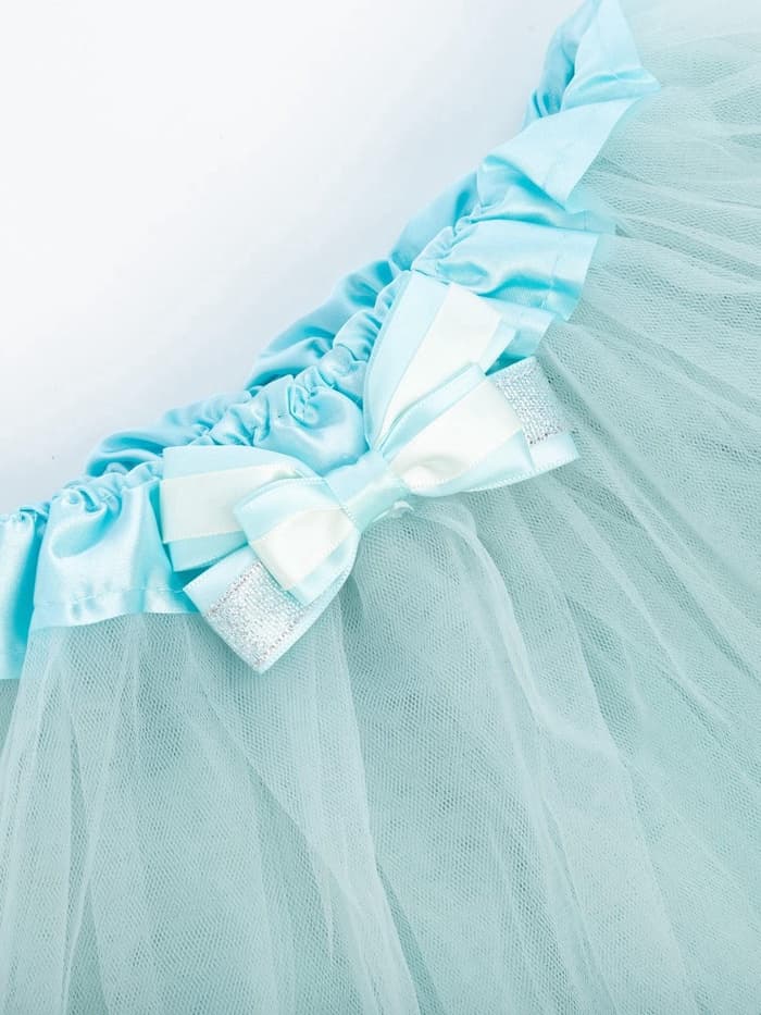 Юбка нарядная для девочки трёхслойная KAFTAN, цвет мятный, рост 92-98 см