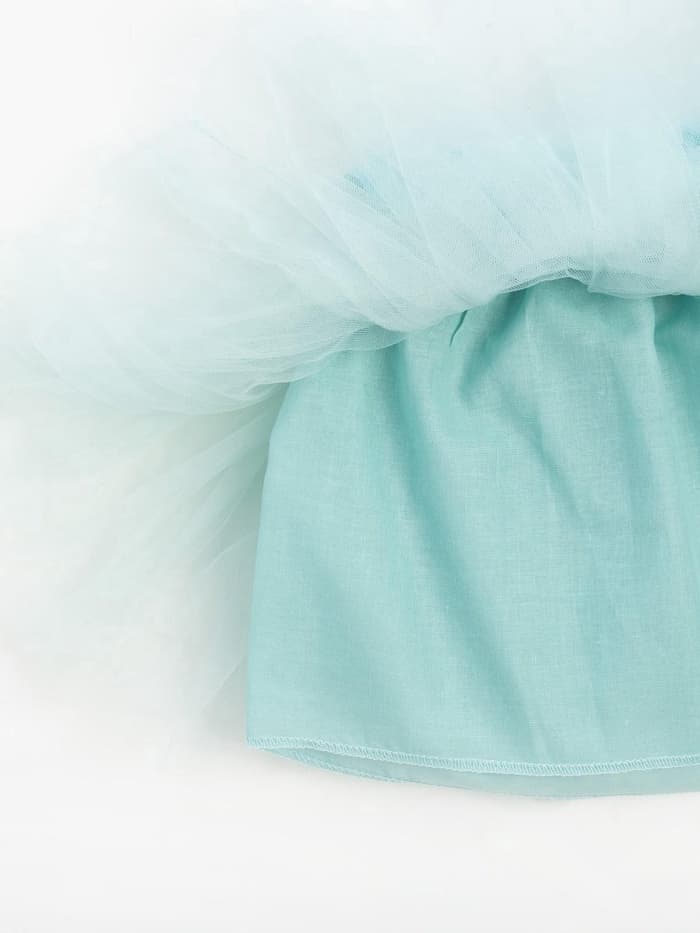 Юбка нарядная для девочки трёхслойная KAFTAN, цвет мятный, рост 92-98 см