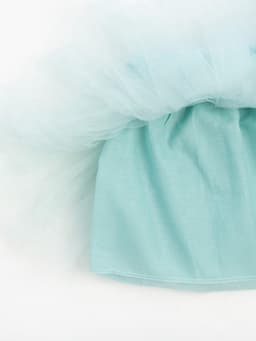 Юбка нарядная для девочки трёхслойная KAFTAN, цвет мятный, рост 92-98 см