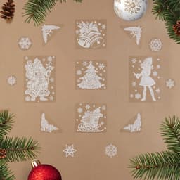 Наклейки новогодние «Ёлка», 35×33 см