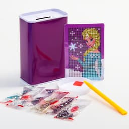 Алмазная мозаика на копилках, 11.5×8.5 см, Холодное сердце