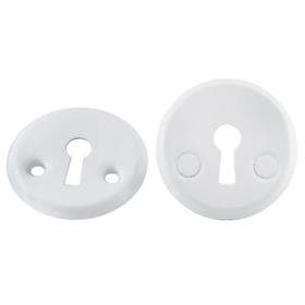 Накладка под флажковый ключ SOLLER, 001 А, белая