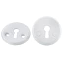 Накладка под флажковый ключ SOLLER, 001 А, белая