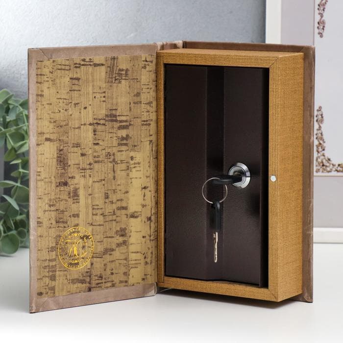 Шкатулка книга - сейф «Ничего не возможного», дерево, искусственная кожа, 21×13×5 см