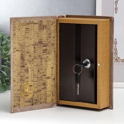 Шкатулка книга - сейф «Ничего не возможного», дерево, искусственная кожа, 21×13×5 см