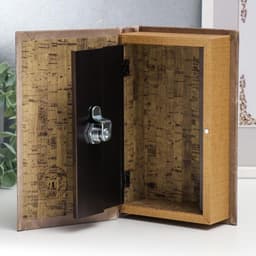 Шкатулка книга - сейф «Ничего не возможного», дерево, искусственная кожа, 21×13×5 см