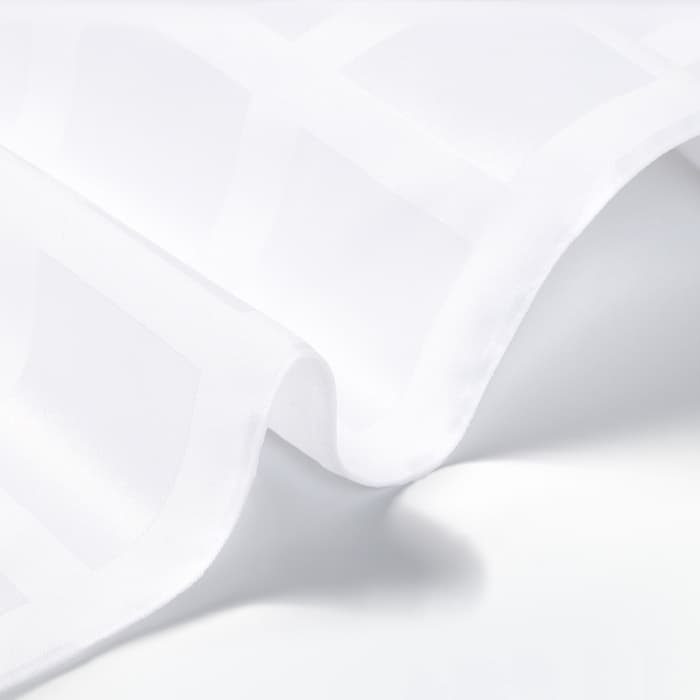 Скатерть «Этель» Geometry, 150×300±3 см, 192 г/м², хлопок с ВГМО, белая