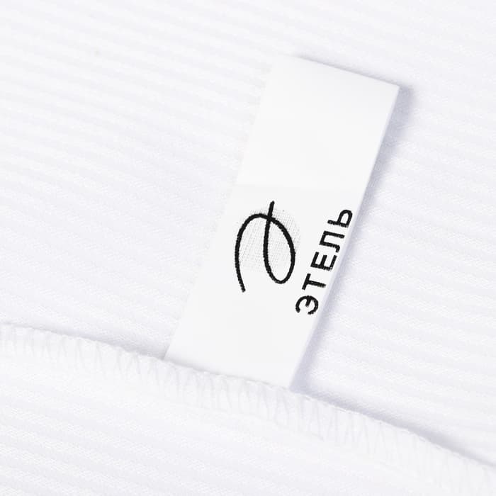 Скатерть «Этель» Lines, 150×220 ±3 см, белая, плотность 192 г/м², хлопок с ВГМО