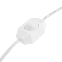 Шнур сетевой с диммером для бра, 100 Вт, 1.5 м, белый